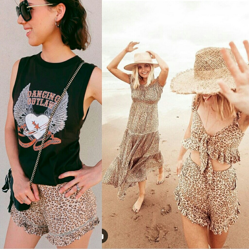 New spell designs frankie shorts cheetah M leopard - Picture 4 of 8